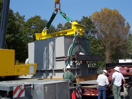 Three Worker Looking the 65 ton