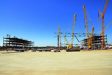 Construction Site Far Away View