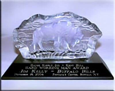 Hanes Working Man Award 2004 Glass Buffalo