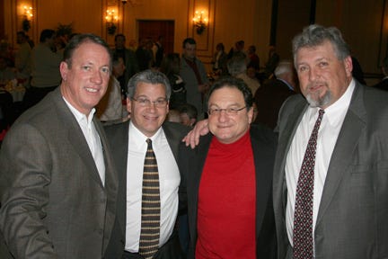 Jim Kelly, Lou Piccone and Kent Hull