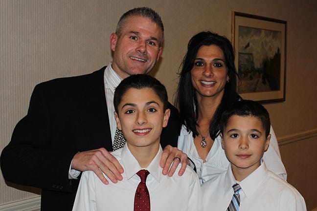 Dick Streicher with his Family