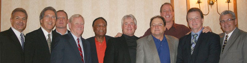 Former Bill Players with Rob Ray and Bill Hanes