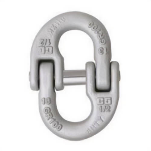 Crosby® 1015122 A-1337 Connecting Link, 3/8 in Trade