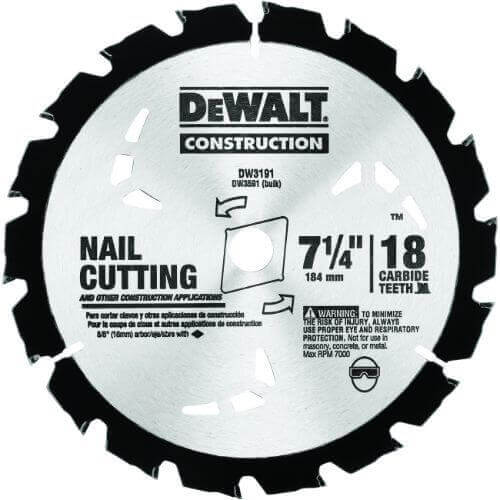 DeWALT DW3191 Circular Saw Blade