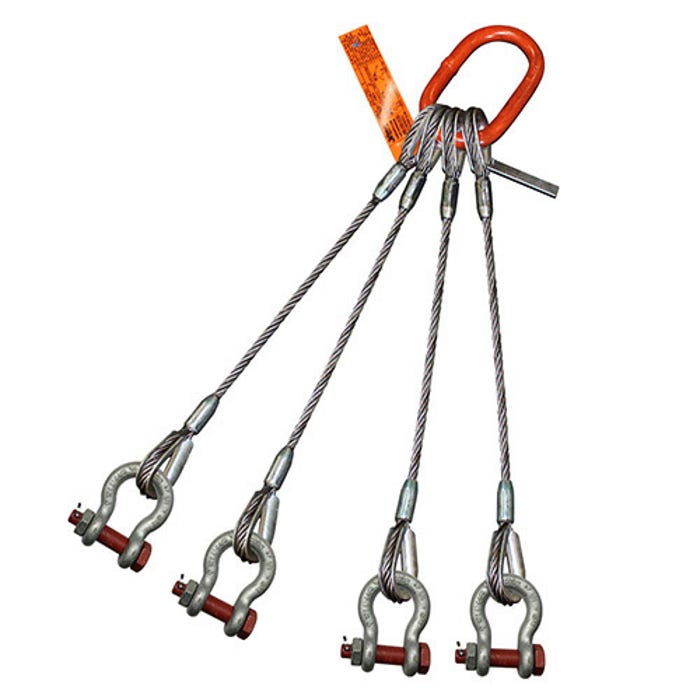HSI Four Leg Wire Rope Slings