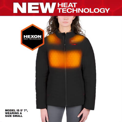 Milwaukee womens heated factory jacket